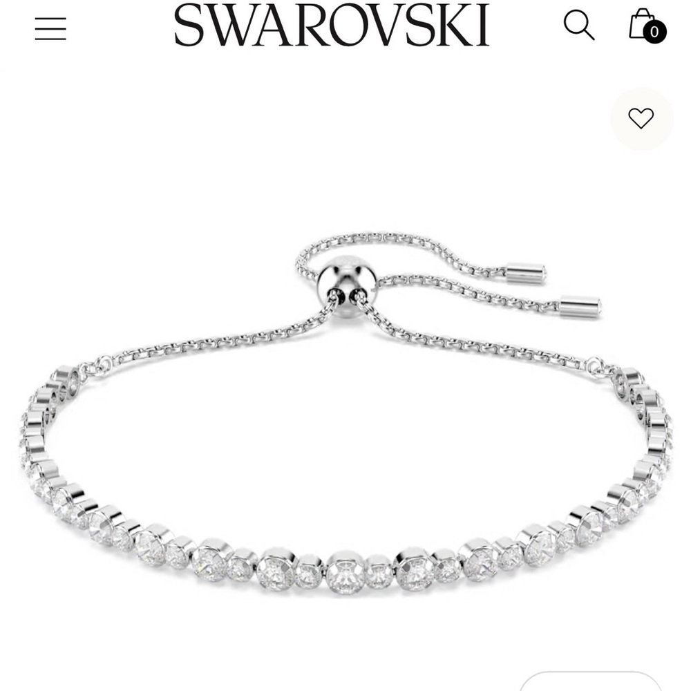 Elegant Swarovski crystal bracelet